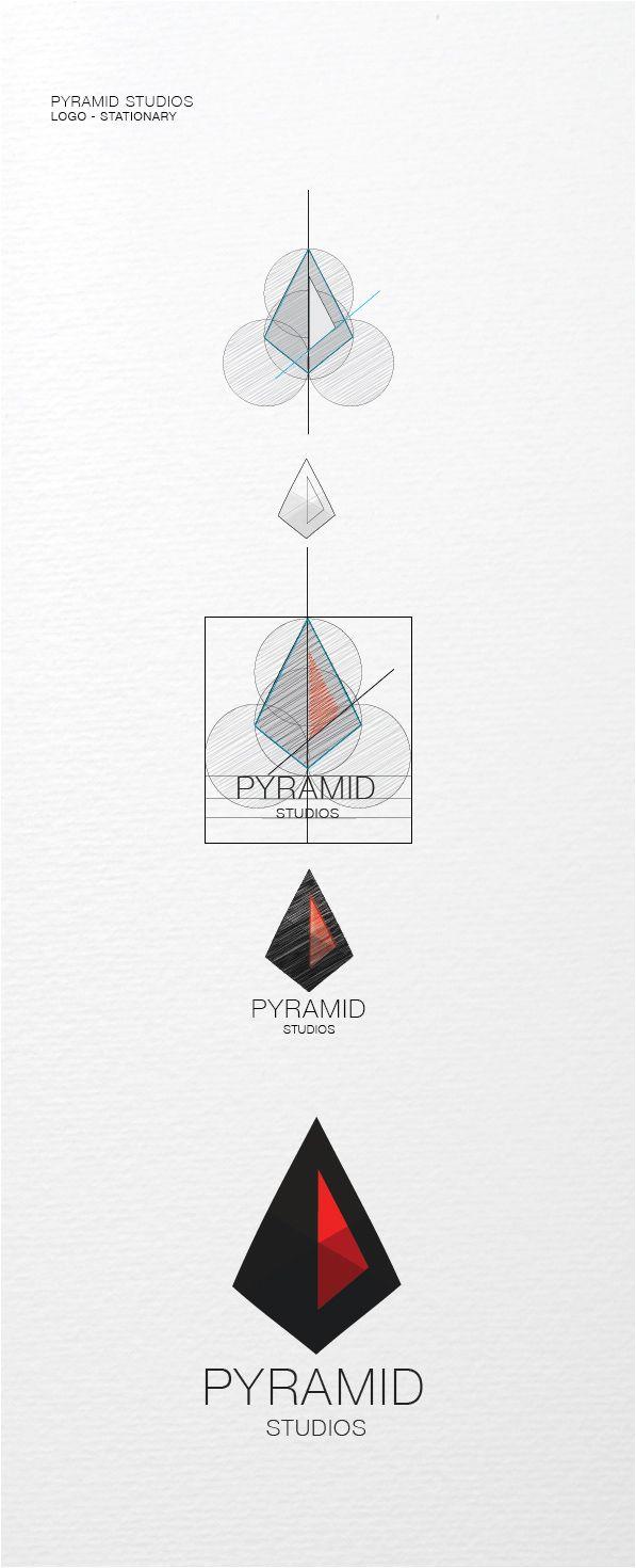 Incomplete Triangle Logo - Pyramid Studios . LOGO PROJECT / INCOMPLETE on Pantone Canvas Gallery