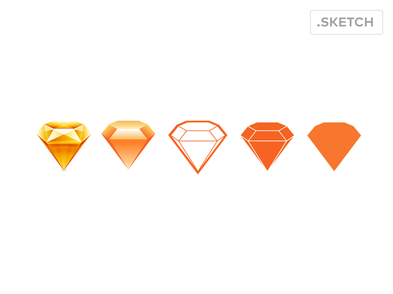 3 Diamond Logo - Sketch 3 Logo by Ertekin | Dribbble | Dribbble