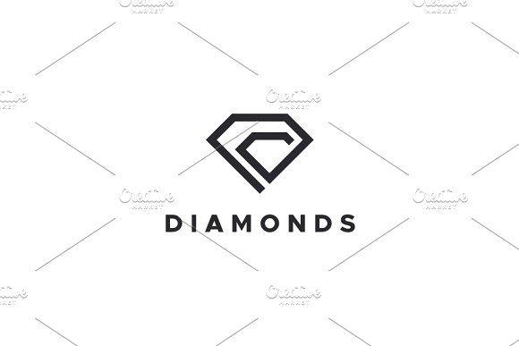 What's the 3 Diamond Logo - Diamond Logo ~ Logo Templates ~ Creative Market