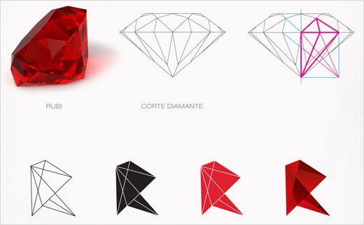 What's the 3 Diamond Logo - Rubi-ruby-real-estate-corporate-identity-logo-branding-design ...