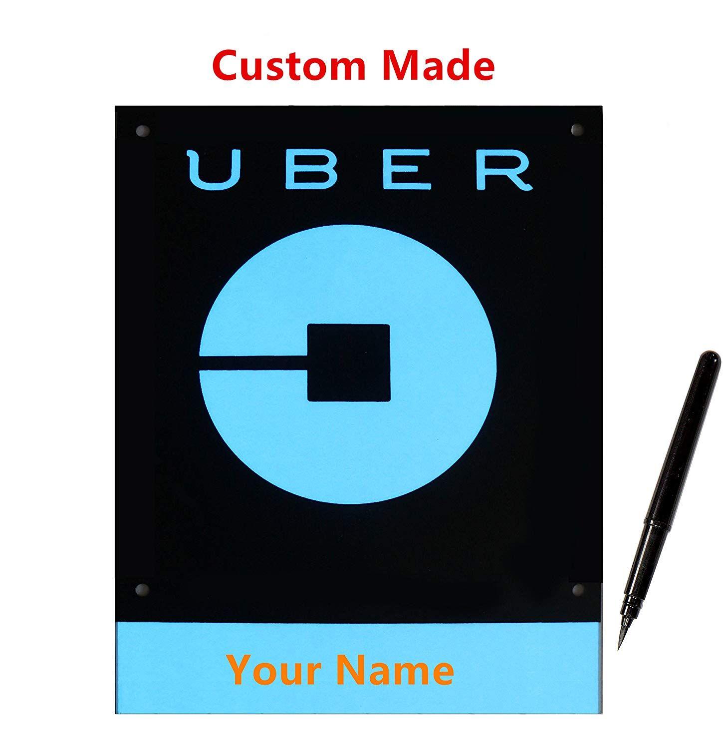 Uber Driver Logo - Amazon.com: RUN HELIX Uber Sign Light with NEW Uber Logo Uber EL Car ...