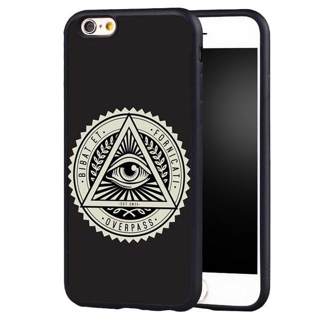 iPhone 5 Logo - Illuminati Logo Pattern soft edge hard back Printed case cover For ...