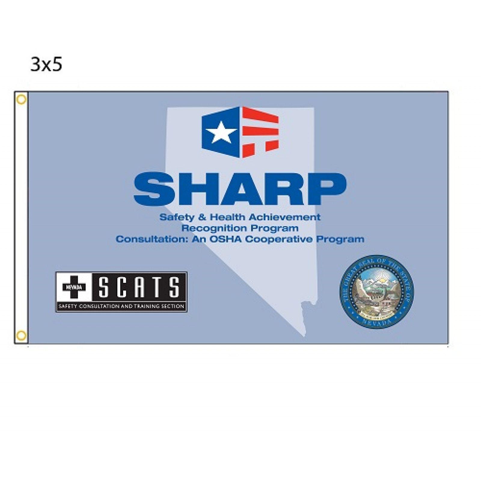 OSHA SHARP Logo - EventFlags - Flags, Banners and Custom Printed BladesNevada OSHA ...