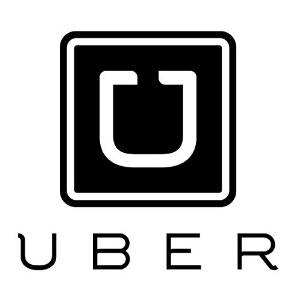 Uber Print Logo - Buy (Set of 2) Vinyl Cutting MAGNET Sign, Uber Logo with Uber