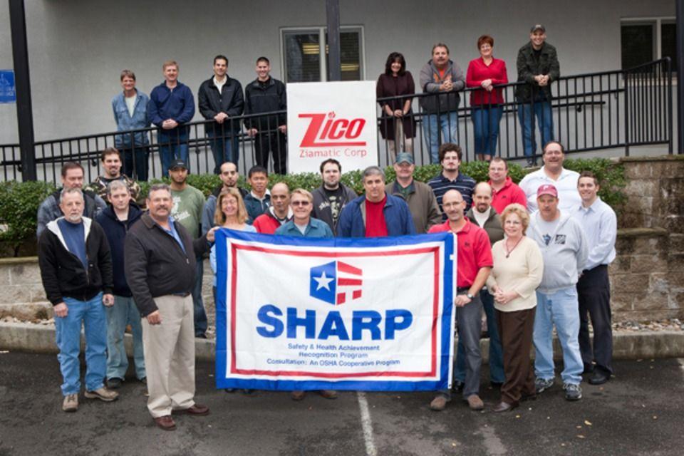 OSHA SHARP Logo - Ziamatic Receives SHARP Certification from OSHA