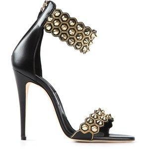 Brian Atwood Logo - Brian Atwood Abell Studded Sandal's Mirror