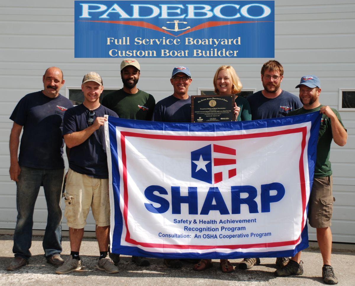 OSHA SHARP Logo - Maine Boatyard Receives OSHA SHARP Award | Marina Dock Age