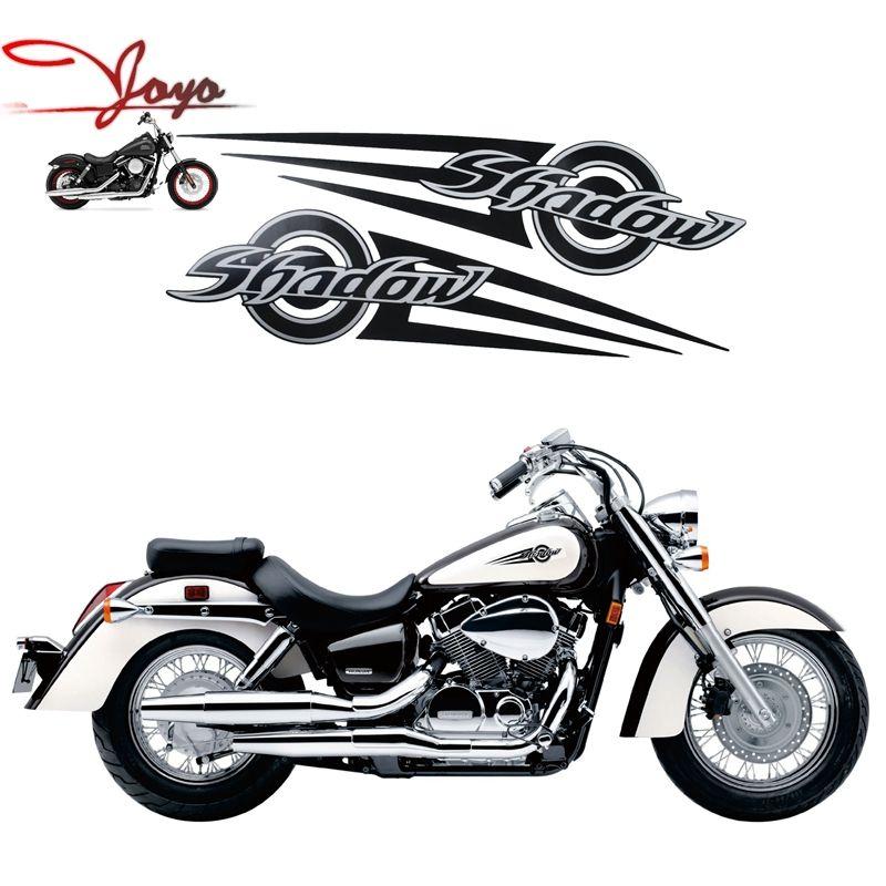 Motorcycle Tank Logo - Motorcycle Vintage Style Decal Gas Tank Decals Stickers For Honda Shadow VT  125 NV400 VT600 VF750 VT750 VT1100