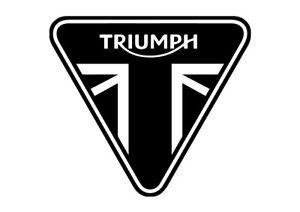 Motorcycle Tank Logo - Details about 2 x TRIUMPH STICKERS MOTORCYCLE TANK HELMET VINYL DECAL ANY  COLOUR FREE P&P