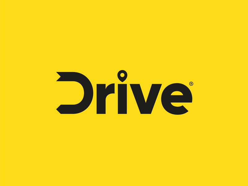Orange Drive Logo - Drive - Rideshare Taxi Service Logo by Beast Design Co. | Dribbble ...
