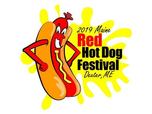 Red Hot Dog Logo - Maine Red Hot Dog Festival - Dexter Maine