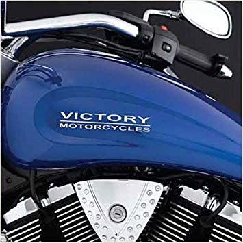 Motorcycle Tank Logo - Victory OEM Motorcycle Chrome Victory Fuel/Gas Tank Logo Emblem Kit ...