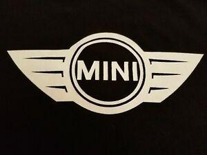 New Mini Cooper Logo - NEW Mini Cooper Car Logo T-Shirt 100% Cotton Black Size XXL | eBay