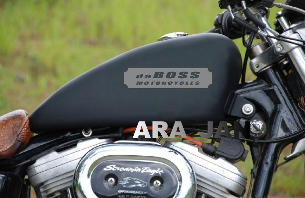Motorcycle Tank Logo - daBOSS MOTORCYCLES decal Fuel Gas Tank sticker Harley Davidson BIKE