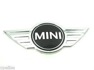 New Mini Cooper Logo - Genuine New MINI BONNET BADGE Front Emblem R50 R52 One ...