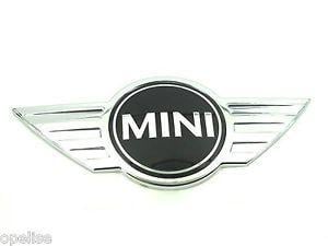 New Mini Cooper Logo - Genuine New MINI BONNET BADGE Front Emblem R50 R52 One