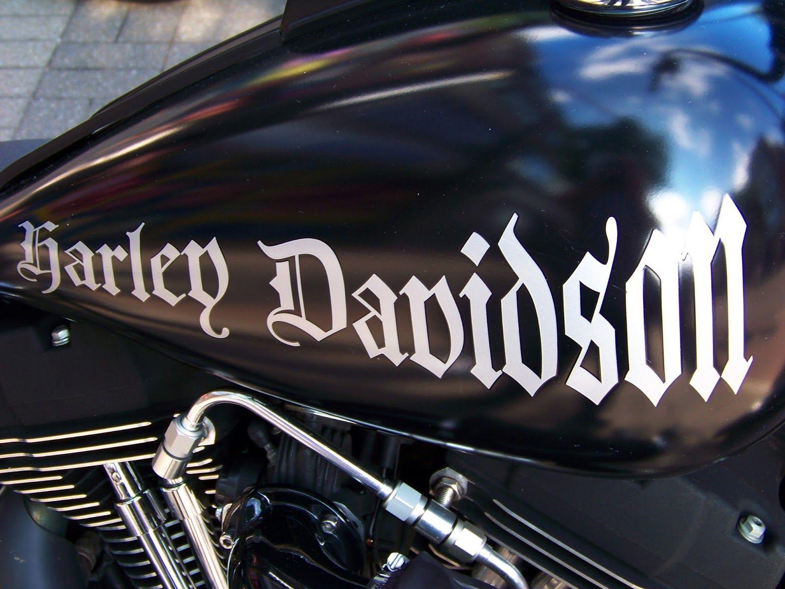 Motorcycle Tank Logo - Harley Davidson tank logo's. New Design Motorcycle Modification