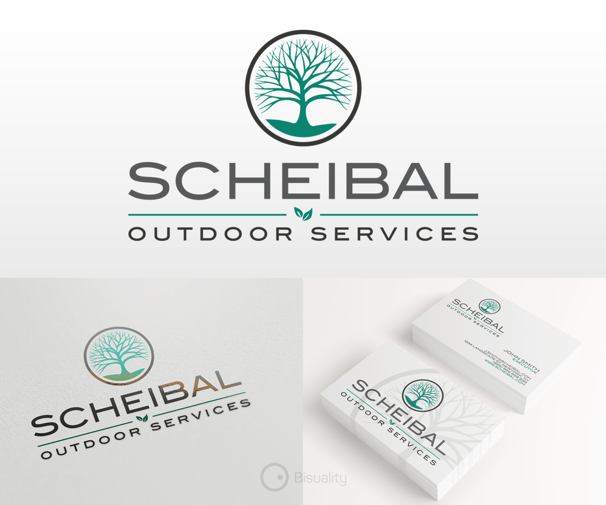 Outdoor Business Logo - Business Logo Design for Scheibal Outdoor Services by Bisuality ...