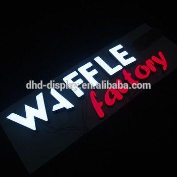 Outdoor Business Logo - High Customized Frontlit Business Signs Led Logo Outdoor
