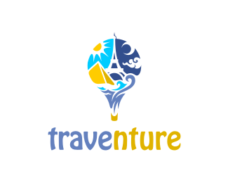 Outdoor Business Logo - traventure Logo design can be used for travel company