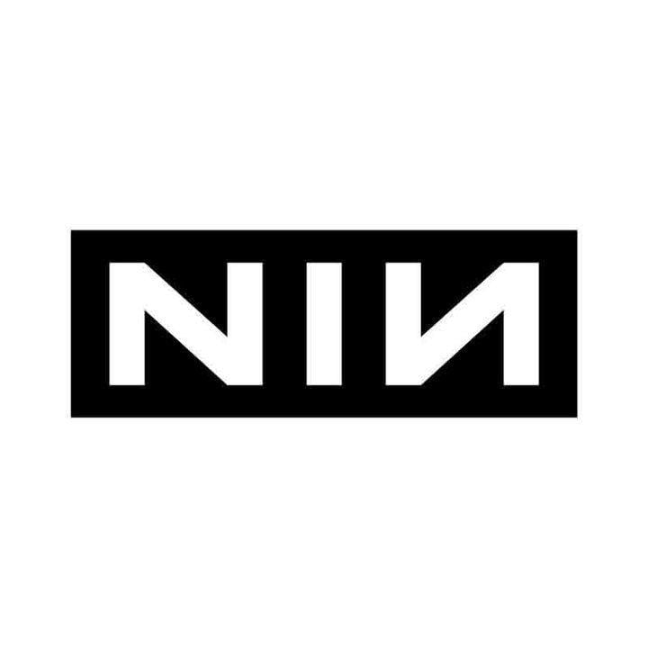 Nine Inch Nails Logo - Nine Inch Nails Logo Sticker - Rockzone