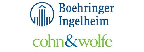 Boehringer Ingelheim Logo - HMA work with the NHS, Bionow, University of Manchester, Boehringer