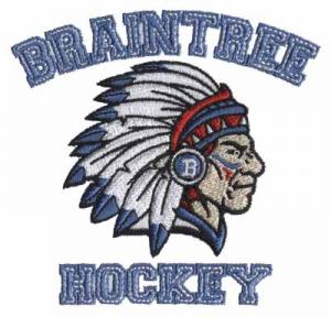 Custom Hockey Logo - Custom Embroidery Digitizing Braintree hockey Team logo for T-Shirts ...