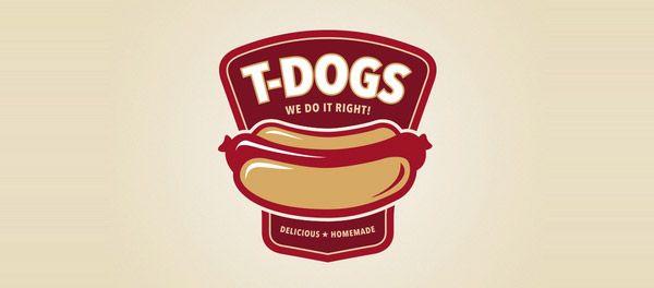 Red Hot Dog Logo - 20 Appealing Hotdog Logo Designs For Your Inspiration | Naldz Graphics