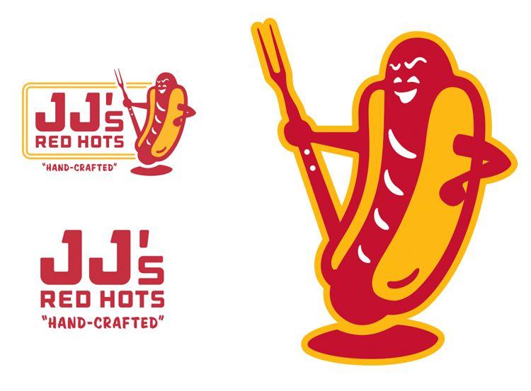 Red Hot Dog Logo - JJ's Red Hots