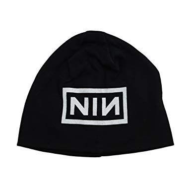 Nine Inch Nails Logo - NINE INCH NAILS LOGO beanie hat: Amazon.co.uk: Clothing