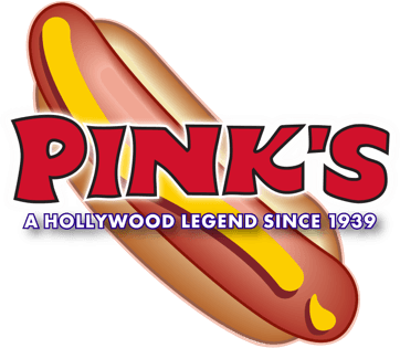 Red Hot Dog Logo - Contact - Pink's Hot Dogs