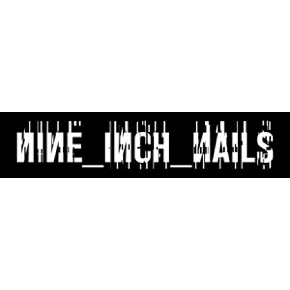 Nine Inch Nails Logo - Nine Inch Nails Black Band Logo Sticker – RockMerch