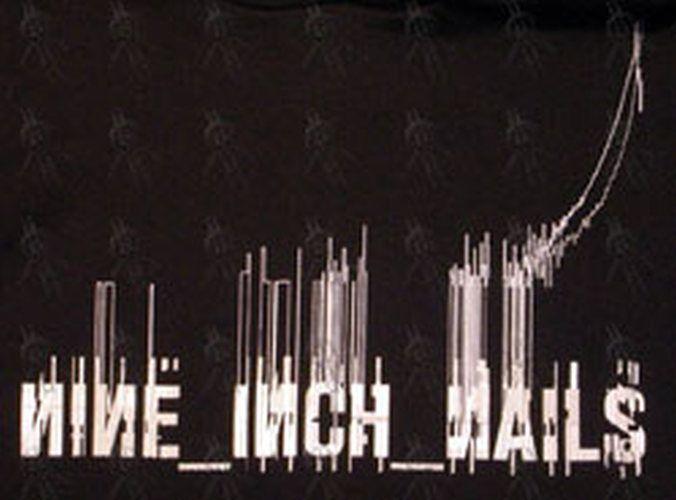 Nine Inch Nails Logo - NINE INCH NAILS - Black 'Cascading Logo' Design Hoodie (Clothing ...