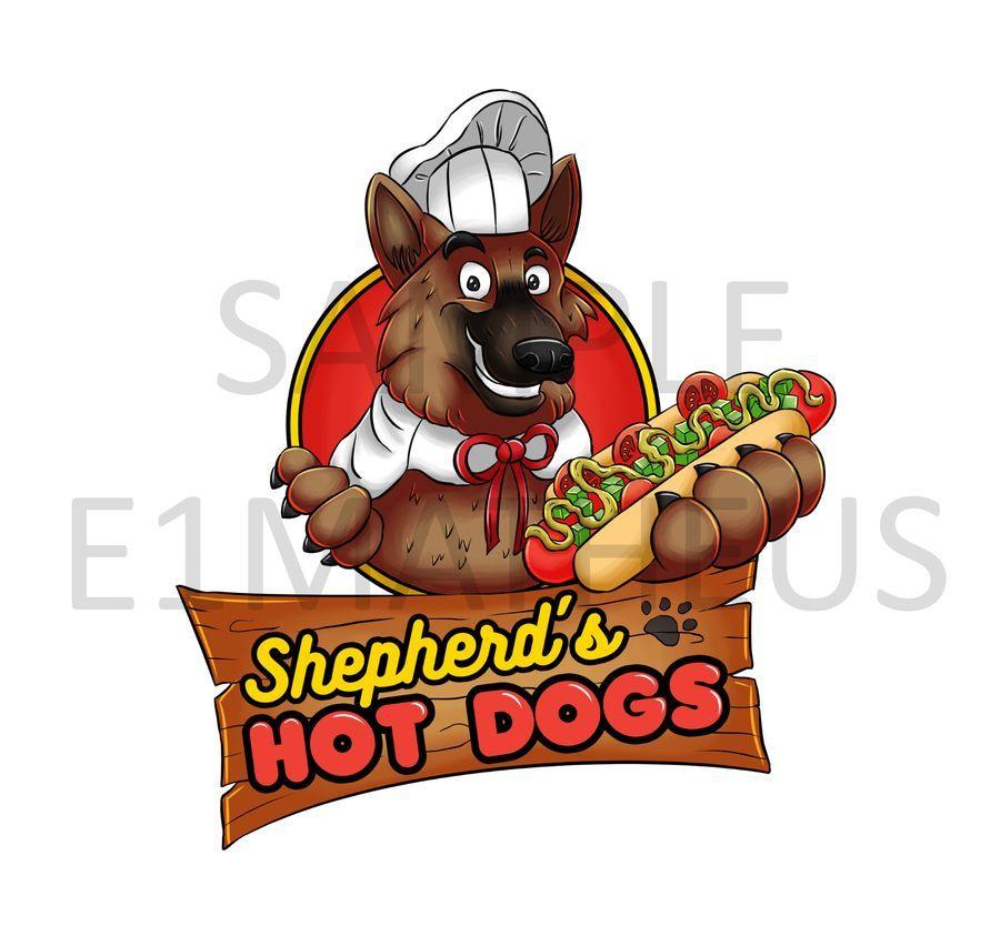 Red Hot Dog Logo - Entry by E1matheus for Design a logo for my hot dog business