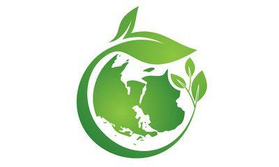 Green World Logo - Green World logo design this stock vector and explore similar
