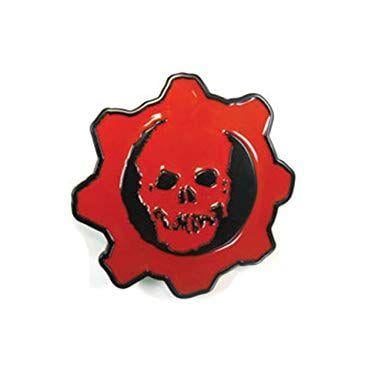 Gears of War Logo - Gears of War Logo Belt Buckle: Amazon.co.uk: Clothing