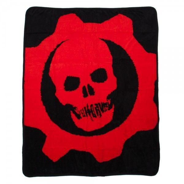 Gears of War Logo - Gears of War Gears of War Logo Throw Blanket Bioworld - ToyWiz