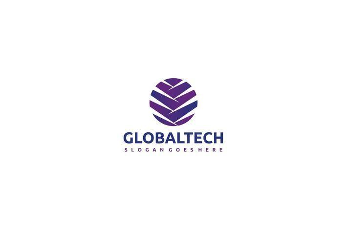 Global Technology Logo - Global Technology Logo by 3ab2ou. Infographic Design
