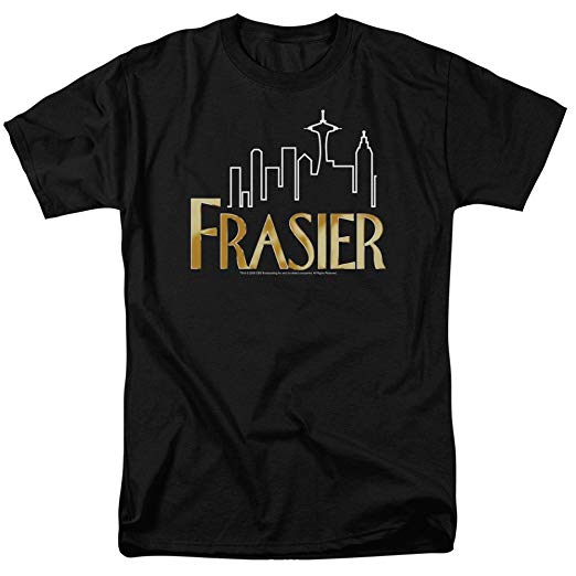 Small CBS Logo - Frasier Logo CBS TV Show T Shirt Tee: Clothing