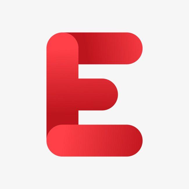 Red Letter E as Logo - The Red Letter E, Letter Vector, Gules, Letter PNG and Vector
