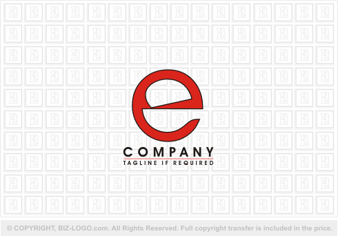 Red Letter E as Logo - Red letter Logos