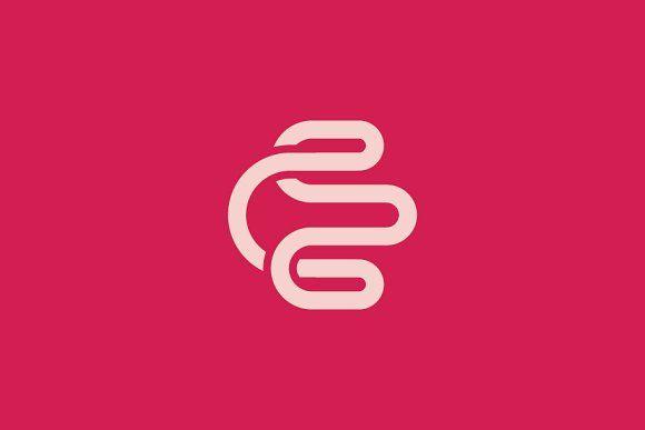 Red Letter E as Logo - Letter E Logo ~ Logo Templates ~ Creative Market
