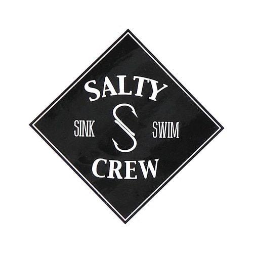 Salty Crew Logo - Salty Crew Decal - Tippet - Black - Surf and Dirt