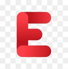 Red Letter E as Logo - Letter E Png, Vectors, PSD, and Clipart for Free Download