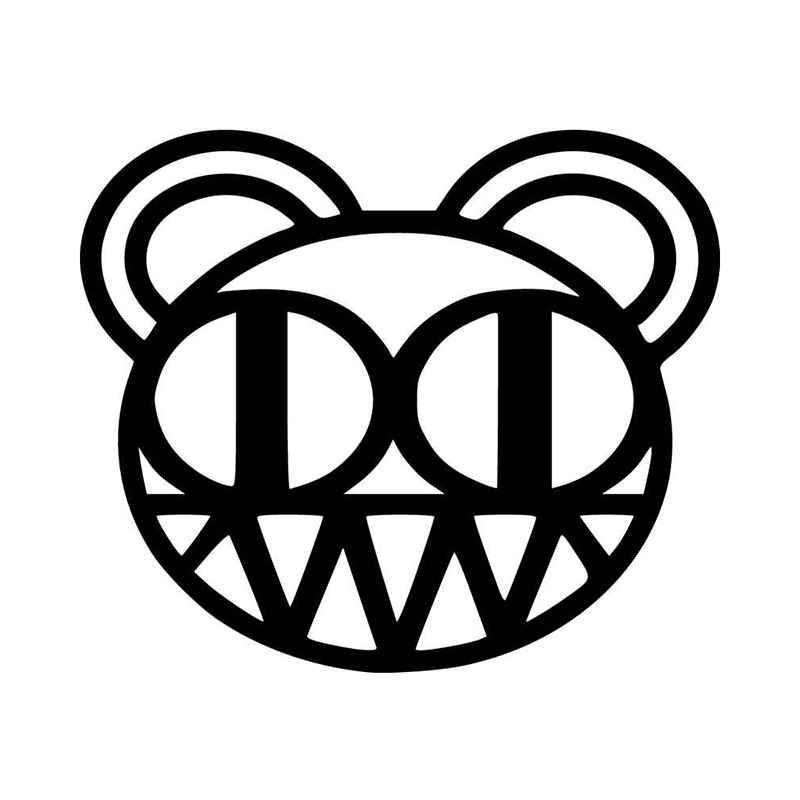 Radiohead Logo - Radiohead Bear Logo Vinyl Decal Sticker