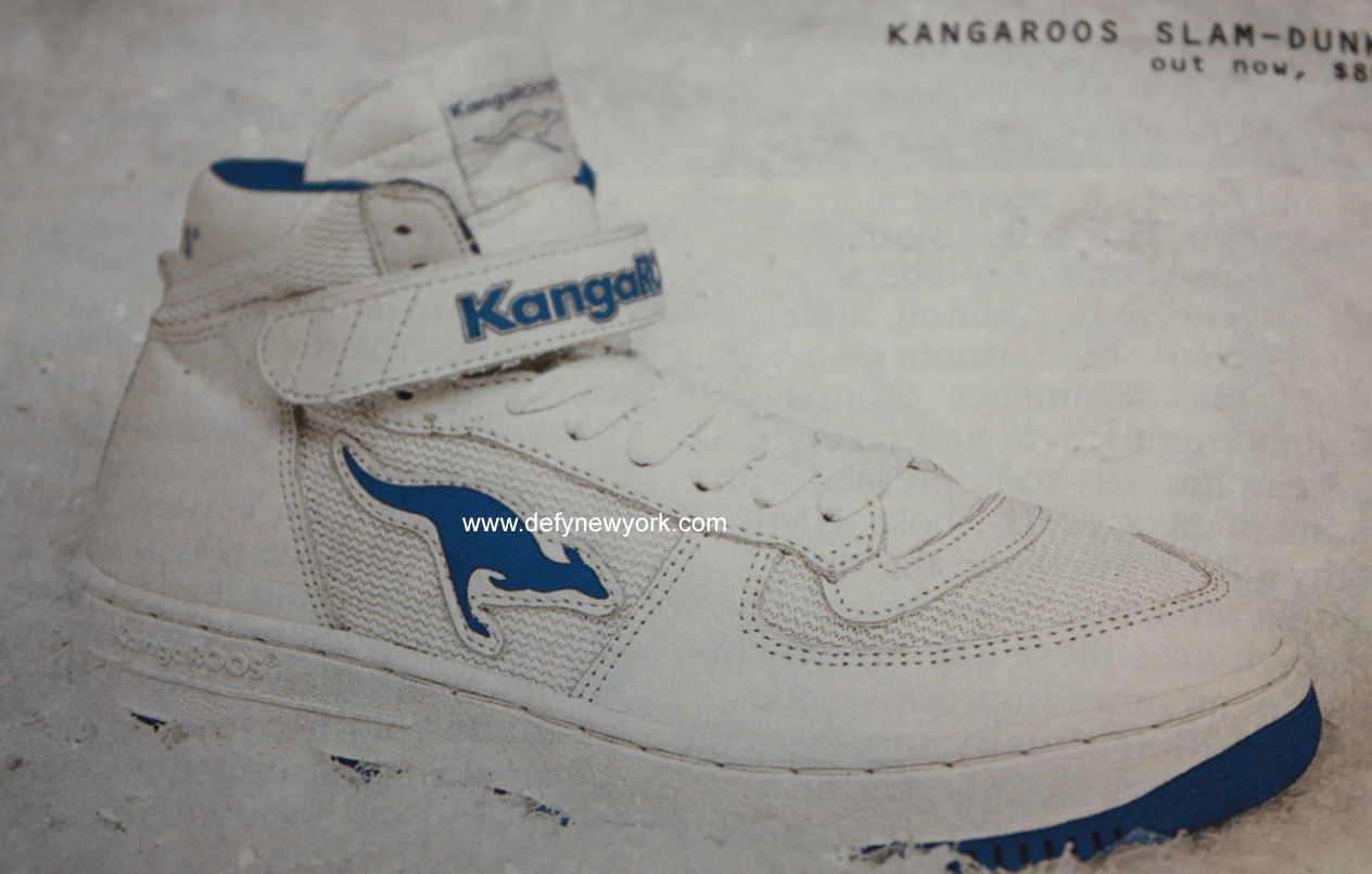 Shoes with Kangaroo Logo - Kangaroos Slam Dunk Basketball Shoe 2003 : DeFY. New York-Sneakers ...