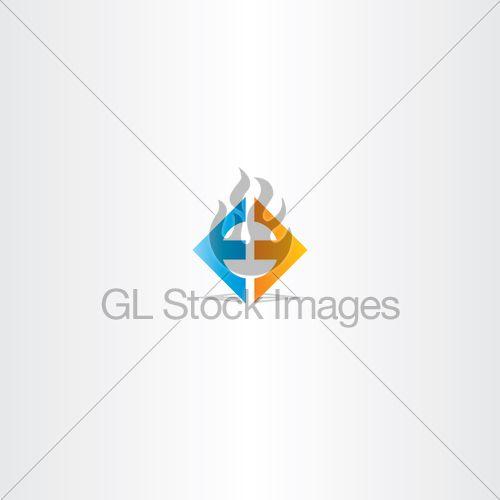 Red Letter E as Logo - Letter E Square Logo Sign Vector · GL Stock Image