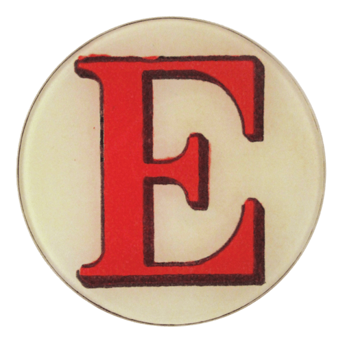 Red Letter E Logo - Red Letter E — John Derian Company Inc