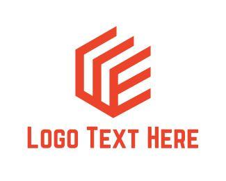 Red Letter E as Logo - Letter E Logo Maker. Create Your Own Letter E Logo