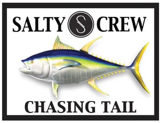 Salty Crew Logo - Salty Crew. Chasing Tail Sticker. East End Skate and Surf
